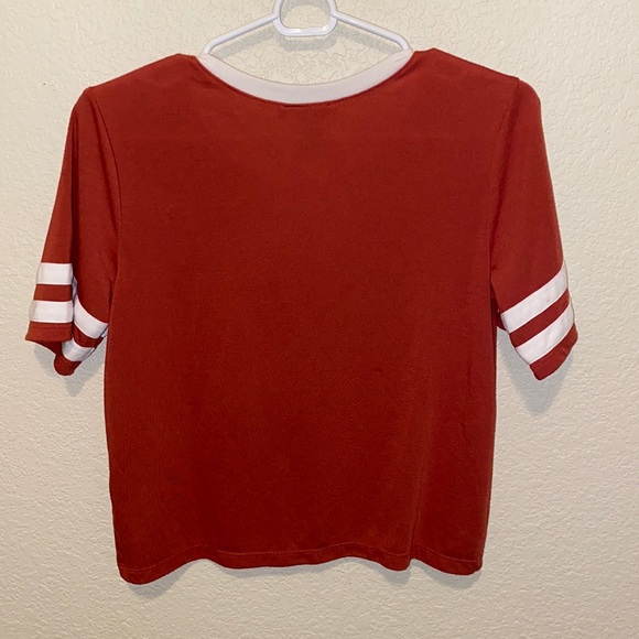 Forever 21 Baseball Style Blouse - Picture 3 of 3